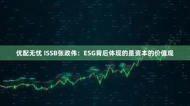 优配无忧 ISSB张政伟：ESG背后体现的是资本的价值观