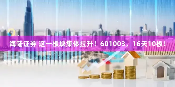 海陆证券 这一板块集体拉升！601003，16天10板！